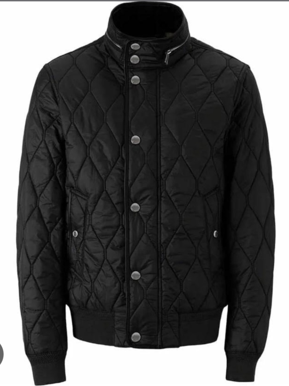 Burberry Black Quilted Men's Jacket